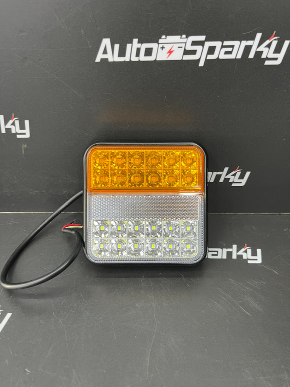 Square LED Front Parking Light With LED Indicator