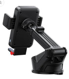 Wireless 15W Car Charger Phone Holder - Extendable Arm - Horizontal or Vertical Viewing