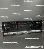 Number Plate Holder with Built in LED Light Bar 9500Lumen - Amber or White DRL - Boreman