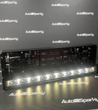 Number Plate Holder with Built in LED Light Bar 9500Lumen - Amber or White DRL - Boreman