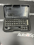 1/4" Driver Bits Set - Includes Ratchet & Bit Holder - 38pieces