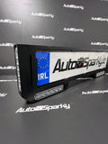 Number Plate Surround with x4 Built in Warning Strobes - Available Amber or Amber/White
