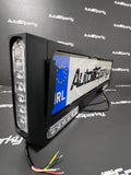 Number Plate Surround with x4 Built in Warning Strobes - Available Amber or Amber/White
