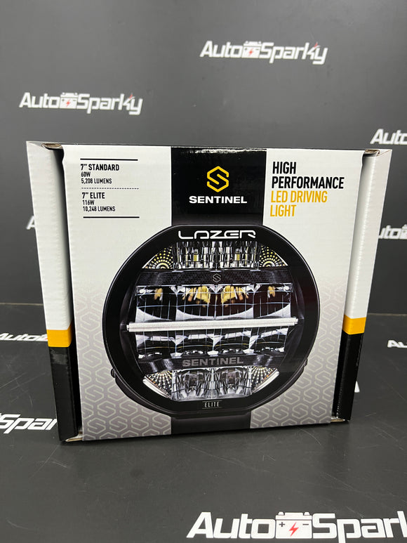Lazerlampes SENTINEL 7” ELITE - LED Spot Light with Amber or White DRL