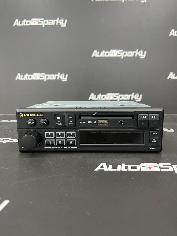 PIONEER SXT-C10PS 80's Style Retro Radio - Bluetooth, DAB/DAB+, Multi Colour Illumination, USB, Pioneer Smart Sync App