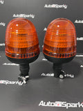 Set of 2 Synchronised LED Pole Mount Beacons - Sparex