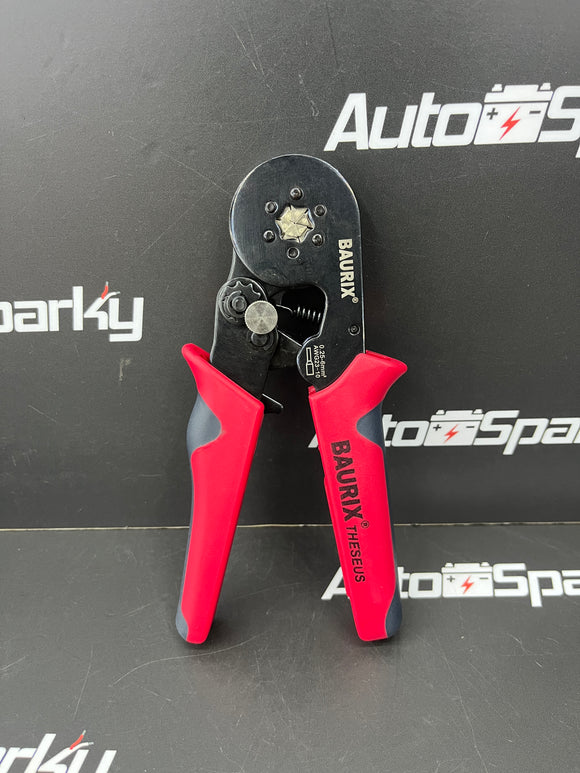 Heavy Duty Crimping Tool for Wire Ferrules (Hexagonal) - Baurix German Made