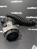 15Pin Coiled 3.5Metre Extension to 2x 7 Pin Plugs - 24v
