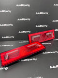 Large Neon Effect LED Combination Truck/Trailer Tail Light with Triangle Reflector - Pair (Left & Right)