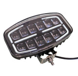Ovalux Driving Lamp With Amber or White Dynamic Position Light - 12v/24v