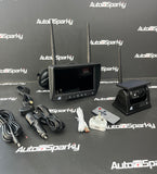 7" Wireless Solar Powered Magnetic Camera Kit (Also Rechargeable) (2 Channel, can add additional Camera)