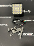 64Watt 5600Lumen Square LED Work Light - Deutsch Connector - LUKA