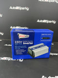 150W Compact Modified Sine Wave Inverter **12v to 230V Mains Power** Ideal for using household xmas lights on a vehicle