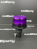 Purple Compact LED Pole Mount Beacon