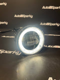 Front Fog Light with White or Amber Parking Light - PURELUX F330 - 9cm / 3.5"