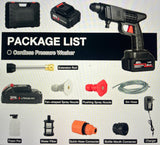 Cordless Power Washer Kit - 90Bar