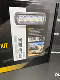 Lazerlamps Grille Kit - Toyota Hilux (2021+) 2x Triple-R 750 Lightbars with White or Amber Position Lights