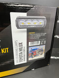 Lazerlamps Grille Kit - Toyota Hilux Invincible-X (2021+) 2x Triple-R 750 Lightbars with White or Amber Position Lights & Amber Beacons