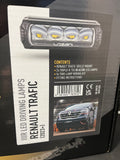 Lazerlamps Grille Kit - Renault Trafic (2023+) 2x Triple-R 750 Lightbars with White or Amber Position Lights & Amber Beacons