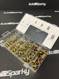 Rivet Nuts Assortment (Galvanized Steel) 150 pcs