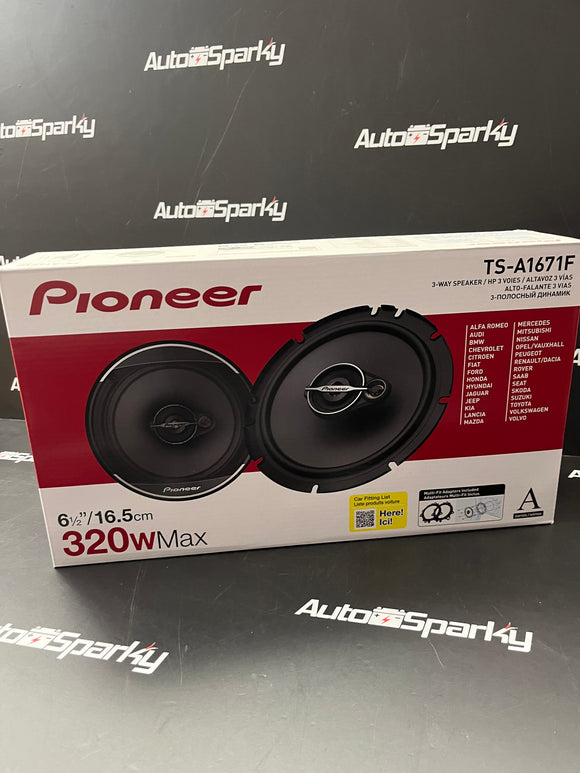 Pioneer TS-A1671F 16.5 cm 3-Way Component System (320W) (OEM Upgrade)
