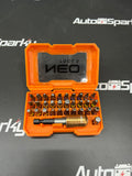 32 Piece Bit Set - PH, PZ, SL, TX, TT, and HEX profiles made of S2 steel
