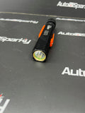 5 Function Heavy Duty Flashlight with Magnetic Base - Including Red Side Light & Red Strobe - USB Rechargeable