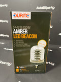 LED Single Bolt Beacon Clear Lens - Durite