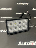 40Watt 3200Lumen Case Skid Steer Flush Fit Work Light - UTV Products