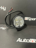 Very Compact Round LED Work Light - Purelux Terrain Black Mini - 1200Lumen