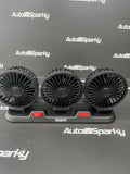 Triple Cab Fan - 360° Rotate - 12v