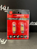 LED Festoon Bulbs (Pair) 12v / 24v - Available in 31mm, 36mm, 39mm & 42mm - Canbus Ready