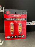 LED Festoon Bulbs (Pair) 12v / 24v - Available in 31mm, 36mm, 39mm & 42mm - Canbus Ready