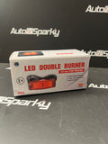 Amber LED Double Burner