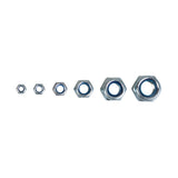 Lock Nut Assortment - M4 to M12 - 146 Pieces