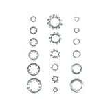 Spring / Star & Lock Washer Assortment - 720 Pieces
