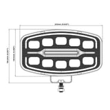 Boreman Polaris Jumbo LED Spot Light with Amber or White DRL