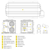 12v 4000W Modified Sine Wave Inverter (DC-AC) - Ring