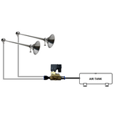 Nedking Air Horn Fitting Kit - 12v or 24v