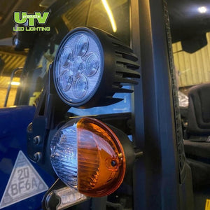 60W 4800Lumen Round LED Work Light - Valtra / Claas - UTV Products