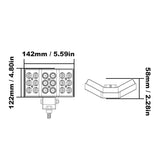 54Watt 4000Lumen 240° Wide Angle Super Flood LED Work Light