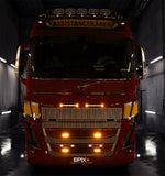 Epix14+ LED Lightbar with Strobe - 14" 120Watt 9800Lumen Powerboost Driving Beam - Amber or White DRL - LEDSON