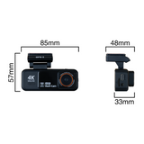 Guardian 4k Front & Rear Dashcam - 32GB SD Card Included - WiFi - GPS - Free Smartphone App