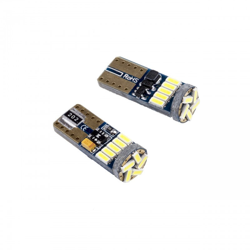 Cap Less Led Bulb Compact Powerful Capless Wedge T10 LED Bulb Pair - Canbus Ready – Auto ...