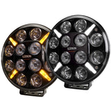Pollux9+ Gen3 Strobe LED Auxiliary Driving Light 13,000Lumens - Amber or White DRL - LEDSON