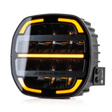 7" Tralert Phantom Driving Light - 14,000lm - White or Amber Position Light