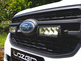 Lazerlamps Grille Kit - Ford Ranger XL/XLT (2023+) 2x Triple-R 750 Lightbars with White or Amber Position Lights