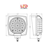 45Watt 3600Lumen LED Work Light - Suit John Deere 40/50 Series - LED Global