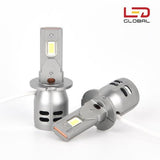 H3 Direct Fit Compact LED Bulbs with Cooling System - Pair - LED Global