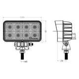 32Watt 3200Lumen Flood LED Work Light - LED Global